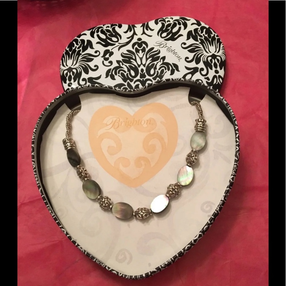 Brighton Mother Of pear necklace NWT
